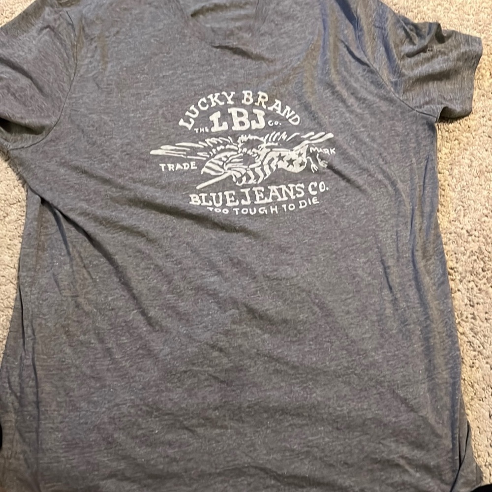Gray Lucky Brand shirt